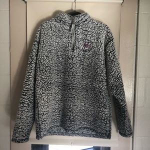 UMass Fluffy Quarter Zip